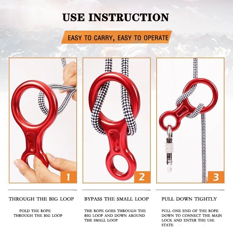 MTOOLS Ring high Altitude Protection Speed Hook Anti-Fall Brake line Landing line Mitigation Rescue - Image 5